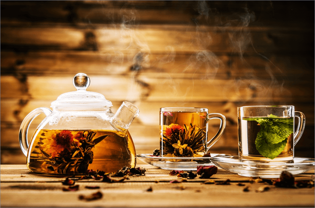 Blooming tea, Black tea brew